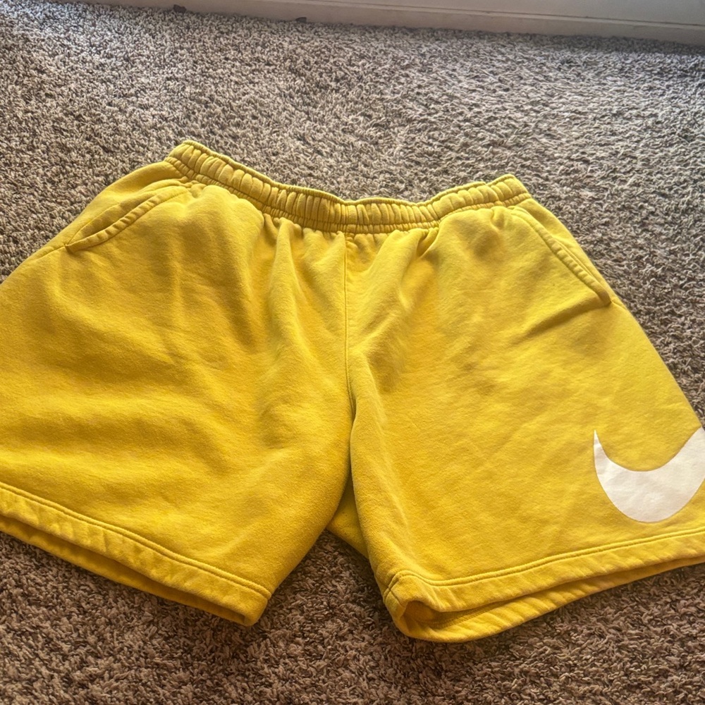 Nike Bright Yellow Athletic Shorts